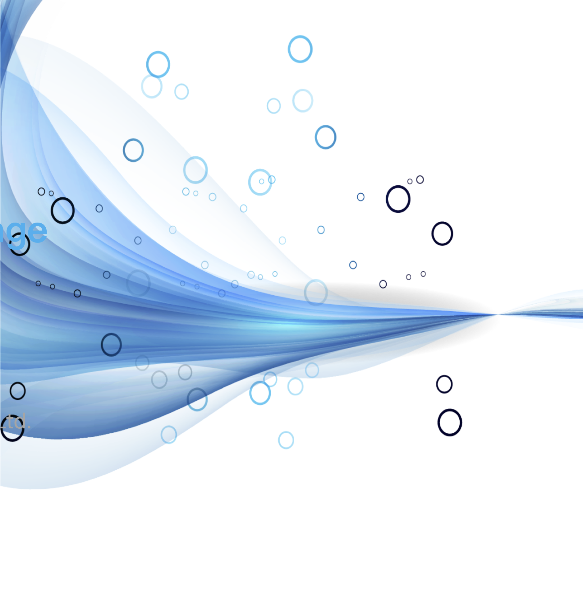Blue wave artwork for the LFreshTech phase change flexible ice film guide